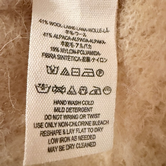 Free People Vest Cream Sleeveless Sweater Vest Long Open Front XS - Picture 3 of 6